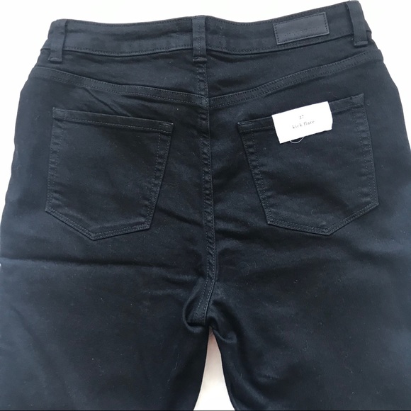 Halogen Denim Kick Flare Crop Jeans - Picture 6 of 7